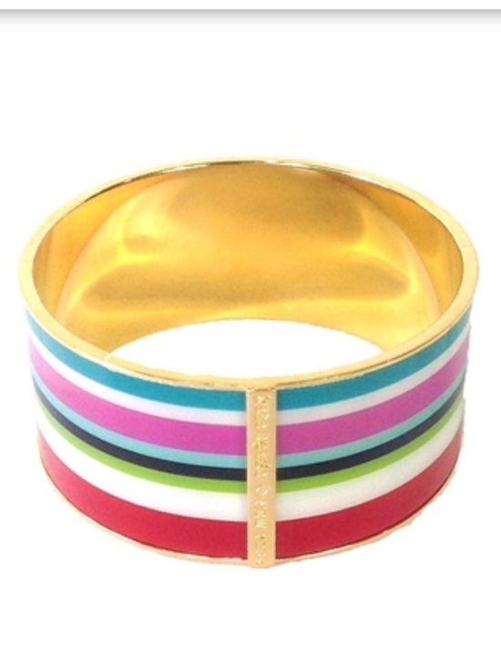 Jewelry - Kate Spade Bangle in beach towel print